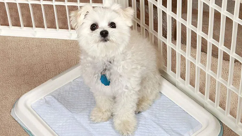 Huấn luyện chó đi vệ sinh vào bồn cầu trong nhà tắm