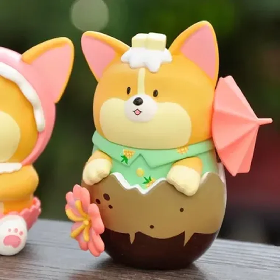 chó corgi chibi - hình minh họa 1