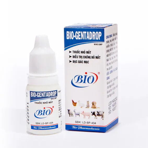 Dung dịch vệ sinh mắt cho chó Bio Gentadrop