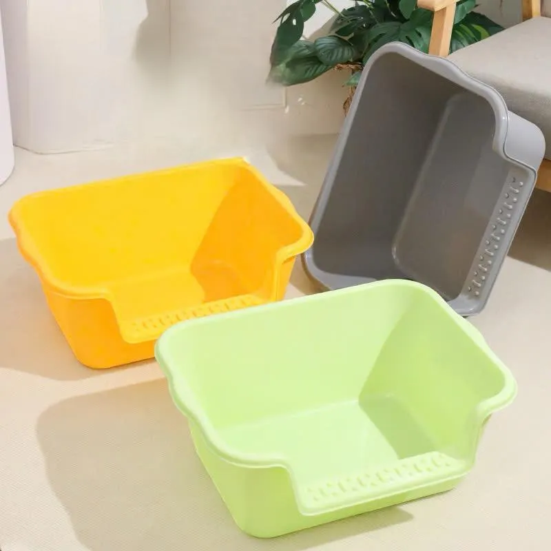 Xẻng nhựa hốt phân và bệ đỡ chống văng cát đi kèm khay vệ sinh