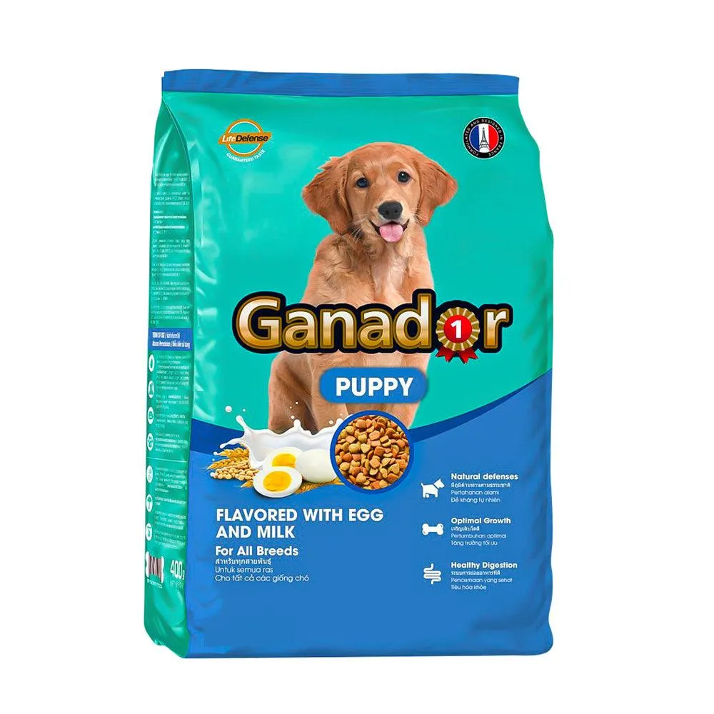 Ganador Puppy vị trứng phù hợp chó con từ 1 tháng tuổi