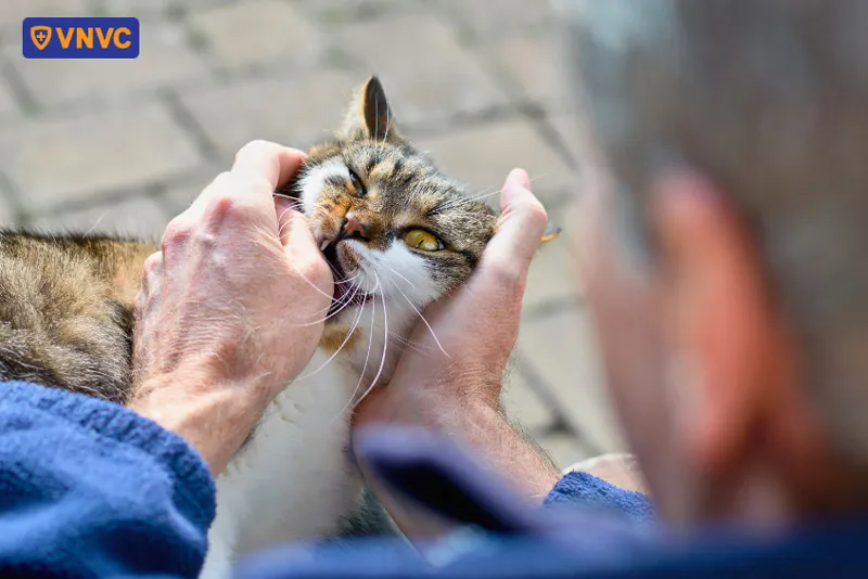 Cảnh giác với biểu hiện của mèo bị dại để phòng ngừa lây nhiễm