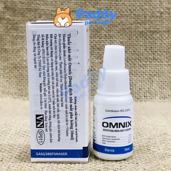 Thuốc nhỏ mắt Alkin Omnix cho mèo