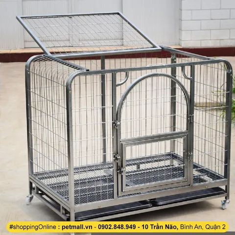 Chuồng nuôi chó inox giúp kiểm soát không gian và giữ vệ sinh