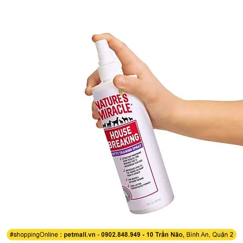 Bình xịt hướng dẫn chó đi vệ sinh đúng vị trí quy định