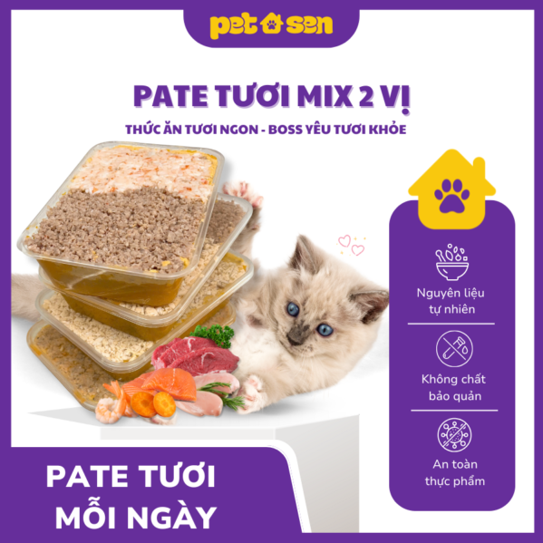 Pate mix 2 vị Cá – Gà