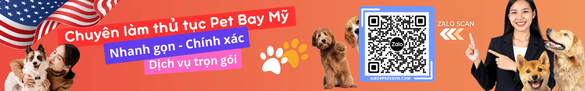 Thủ Tục Thu Cưng Đi Mỹ