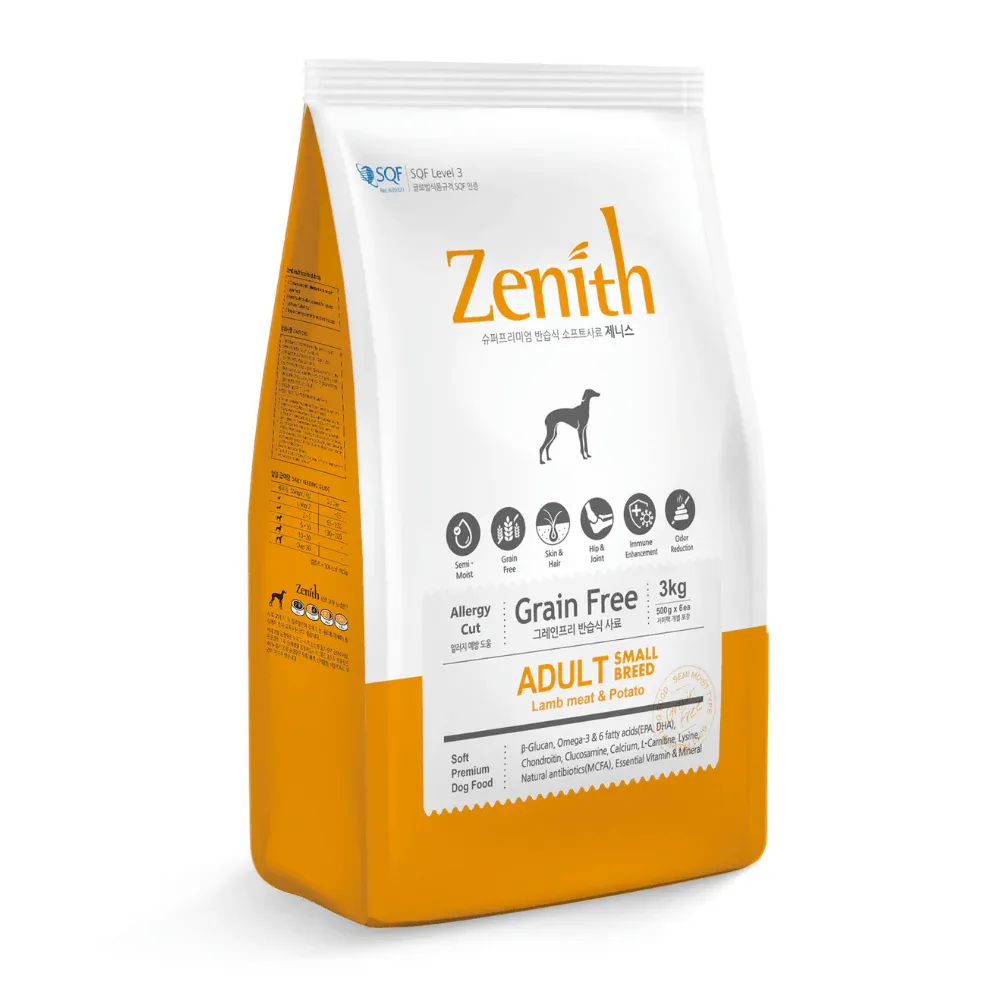 Gói hạt mềm Zenith Adult cao cấp giúp dễ tiêu hóa