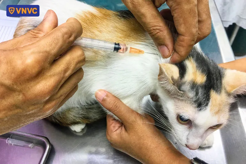 Tiêm phòng dại cho mèo định kỳ để phòng ngừa bệnh