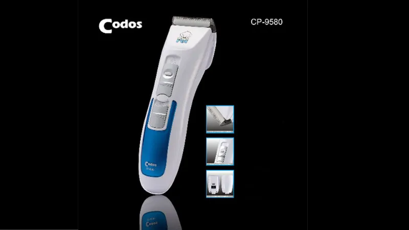 Tông đơ Codos CP9580 với pin tháo rời và 4 nấc điều chỉnh