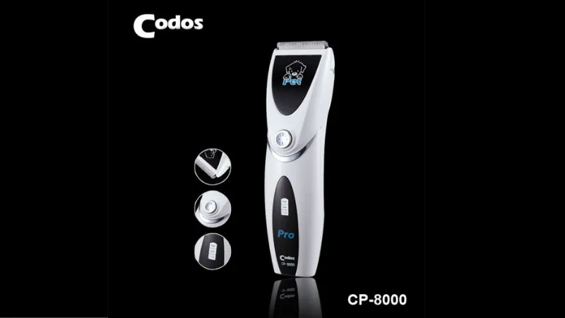 Tông đơ Codos CP8000 với động cơ êm và pin dùng lâu
