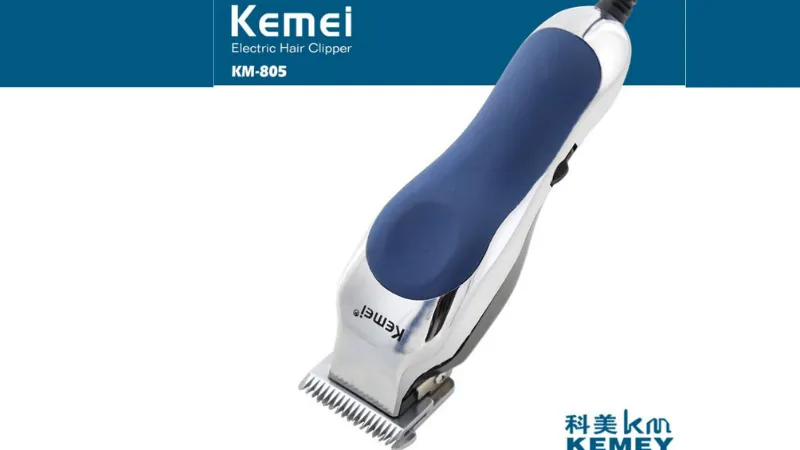 Tông đơ Kemei 805 với dây nguồn dài 2m