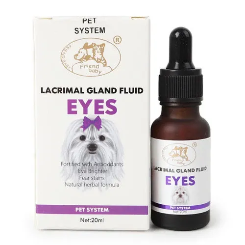 Lọ siro Lacrimal Gland Fluid hỗ trợ giảm tiết dịch mắt và trị tình trạng chảy nước mắt ở thú cưng
